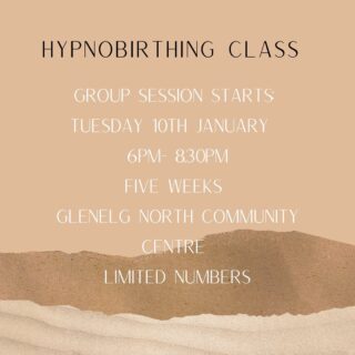 It’s locked in- My FIRST class for 2023!!! I would sooooo love for you to join me. Tag any pregnant mamas below 👇 If you have any questions at all, please do not hesitate to get in touch. More dates to come! Vanessa 💖

#hypnobirthing #birth #calmbirth #adelaide #positivebirthing